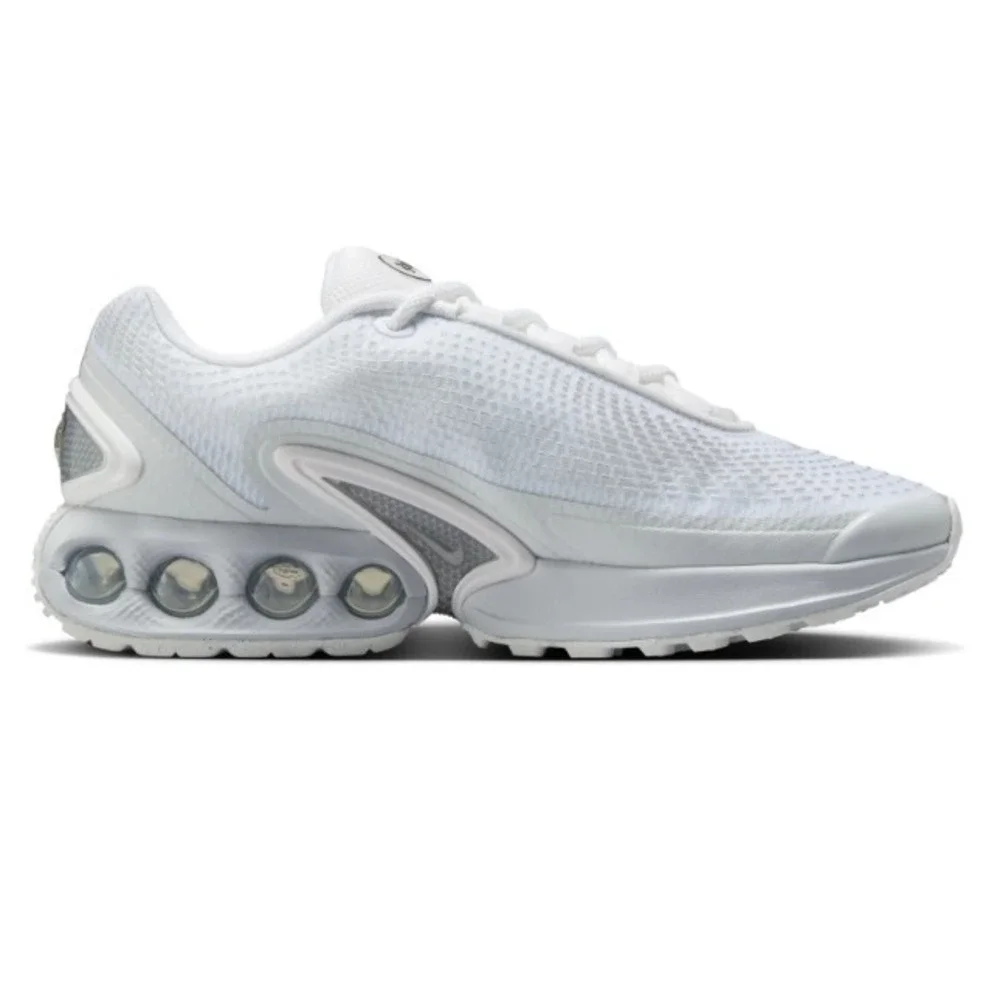 Nike Air Max Dn White Metallic Silver FJ3145-100 Womens Size 8.5 Sneakers